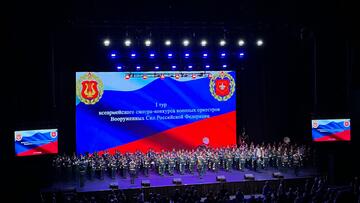 Спортсмены Училища олимпийского резерва №1 посетили Всеармейский смотр - конкурс военных оркестров Вооруженных Сил России