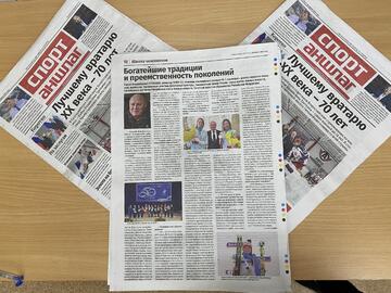 Интервью директора УОР 1 С. В. Степанова в свежем выпуске «Спорт-Аншлаг» #4 28 апреля 2022 года