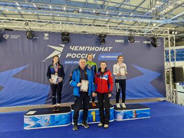 Нечаева Диана  - победитель первенства УрФО по конькобежному спорту