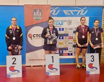 Обучающиеся отделения настольного тенниса завоевали 6 медалей на международных соревнованиях