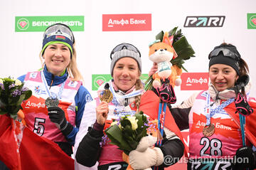 Отличные результаты показали наши биатлонисты на V этапе Кубка Содружества