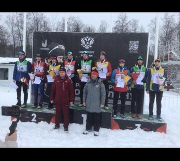 Наши юные биатлонисты стали призерами первенства России