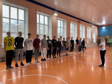 Открытое занятие по волейболу по теме «Совершенствование и учет выполнения ранее изученных технических приемов волейбола»