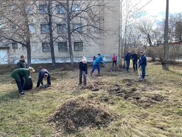 21 апреля сотрудники УОР №1 вышли на ежегодный субботник!