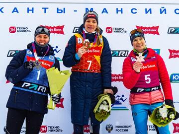 Наталия Шевченко - победитель II этапа Кубка России по биатлону