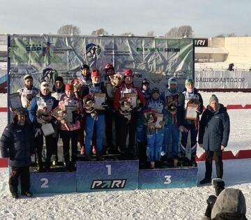 Наши биатлонисты стали победителями и призерами Первенства России среди юношей