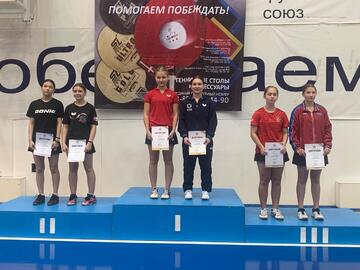 Наши спортсмены завоевали медали на Всероссийских соревнованиях по настольному теннису