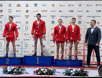 Самбисты УОР №1 стали призерами Первенства России