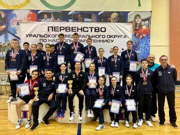 Теннисисты УОР №1 пополнили копилку 19 золотыми медалями чемпионата и первенства УрФО