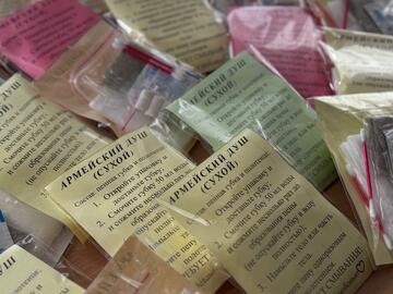 Забота своими руками: УОР №1 изготавливает сухие души для участников СВО